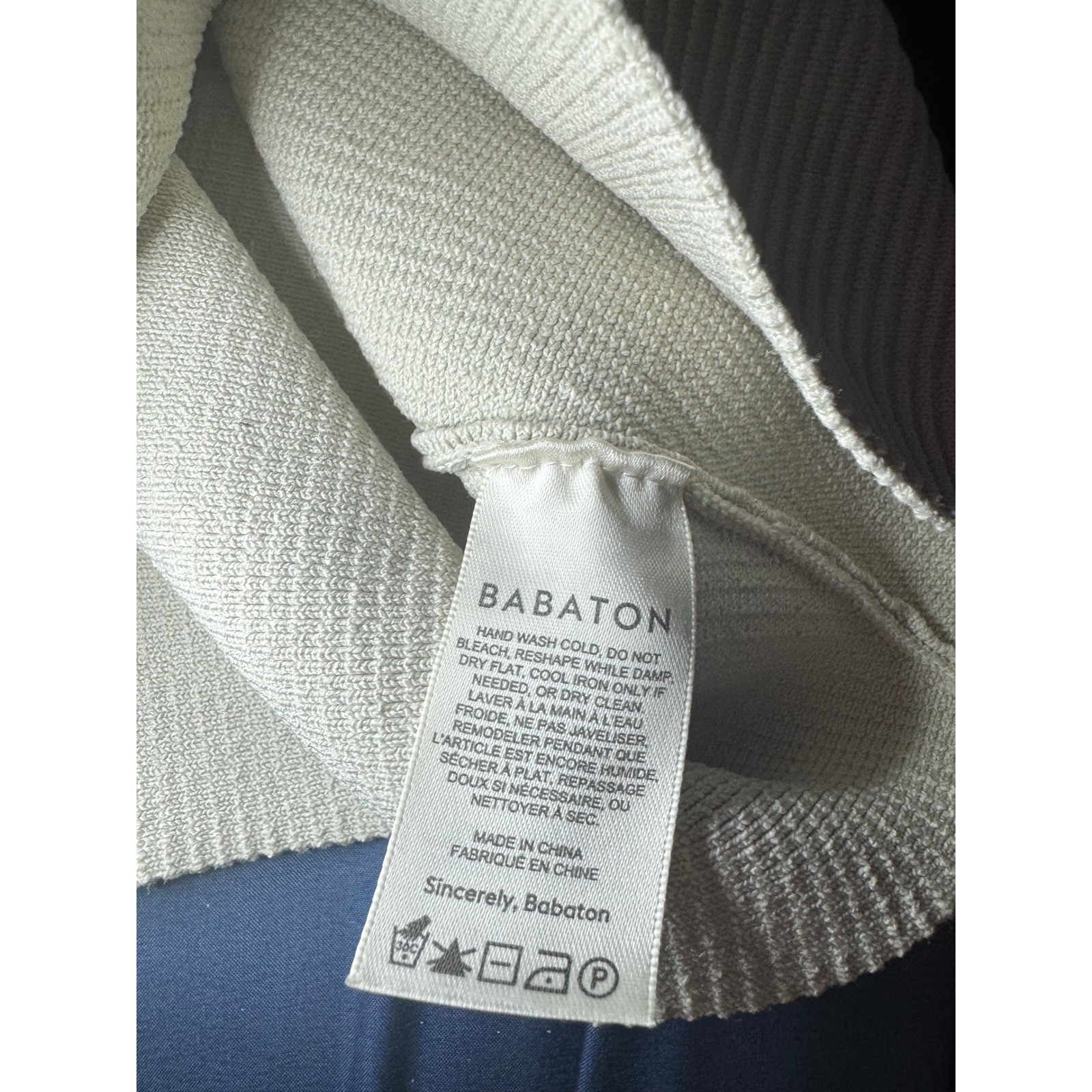 Babaton Sculpt Knit Cropped Tank Top Sage Green Square Neck Ribbed Size M