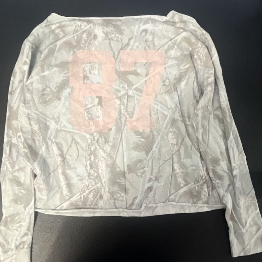 Aeropostale Seriously Soft New York City 87 Camo Long Sleeve Top