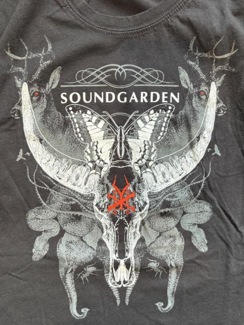 Vintage Y2K Soundgarden King Animal Album Promo Band Baby Tee Tshirt Large