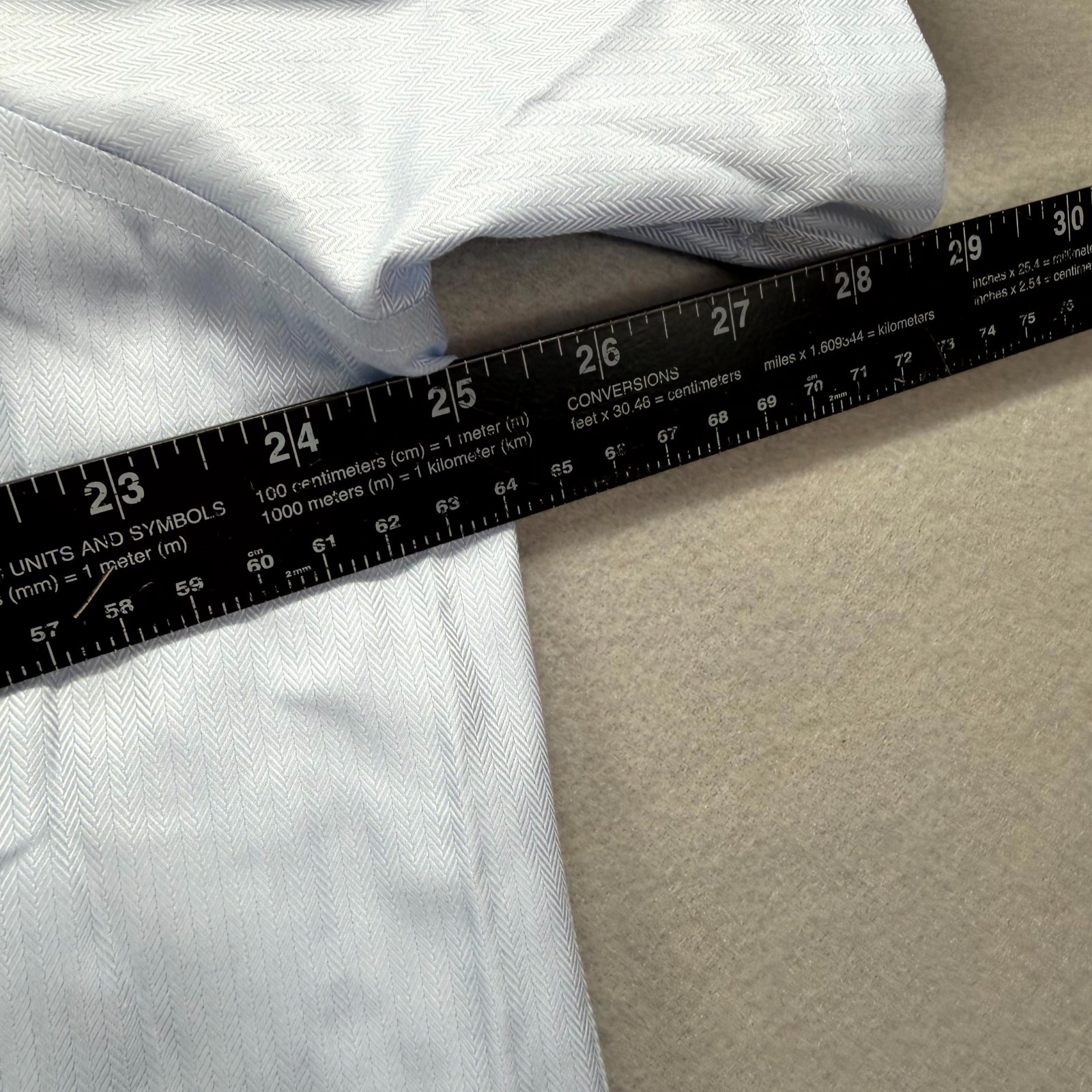 American Airlines Lands End Shirt Womens 18W Blue Oxford Standard 100 Button Up