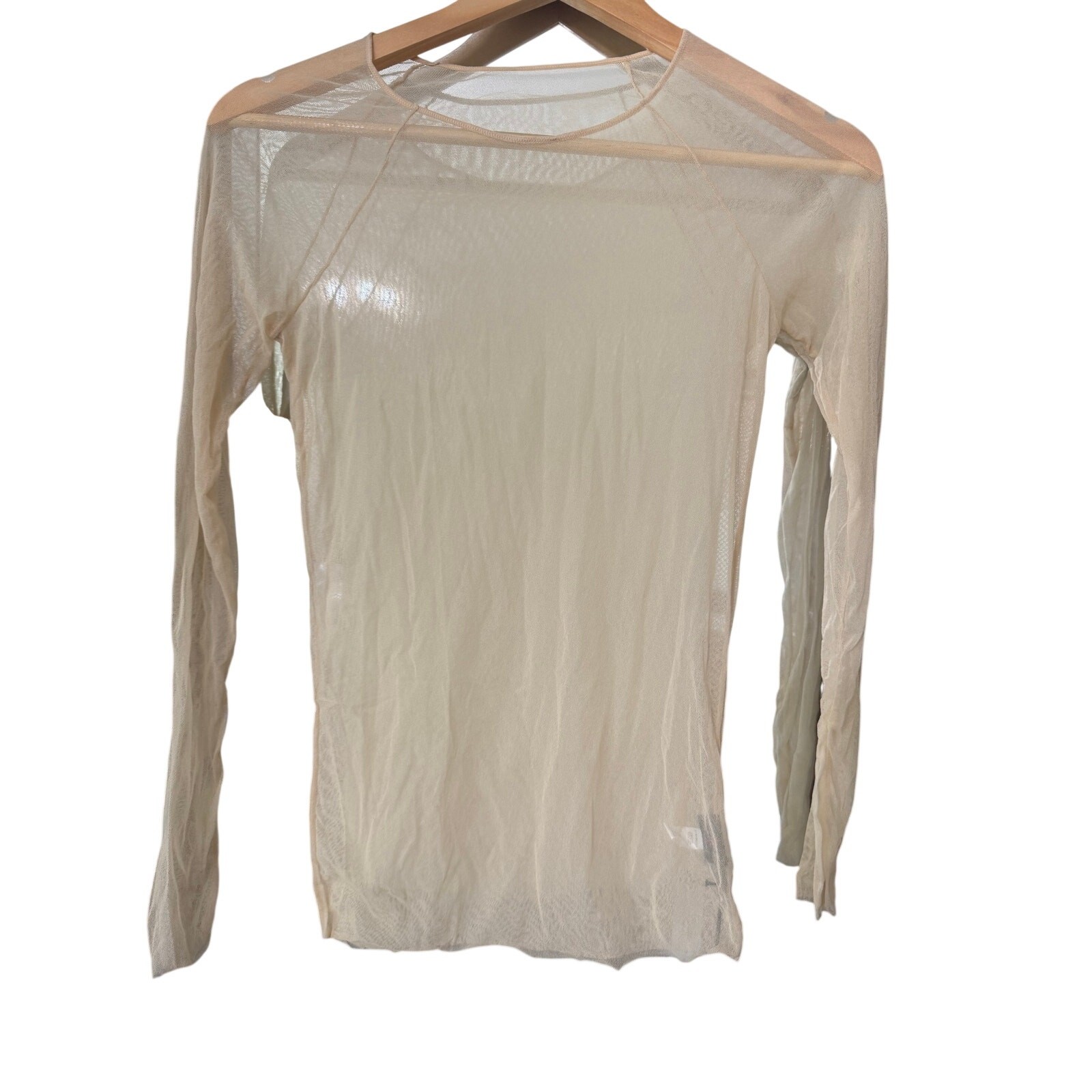 Cosabella Soire Raglan Sheer Long Sleeve Tops In Black and Nude.