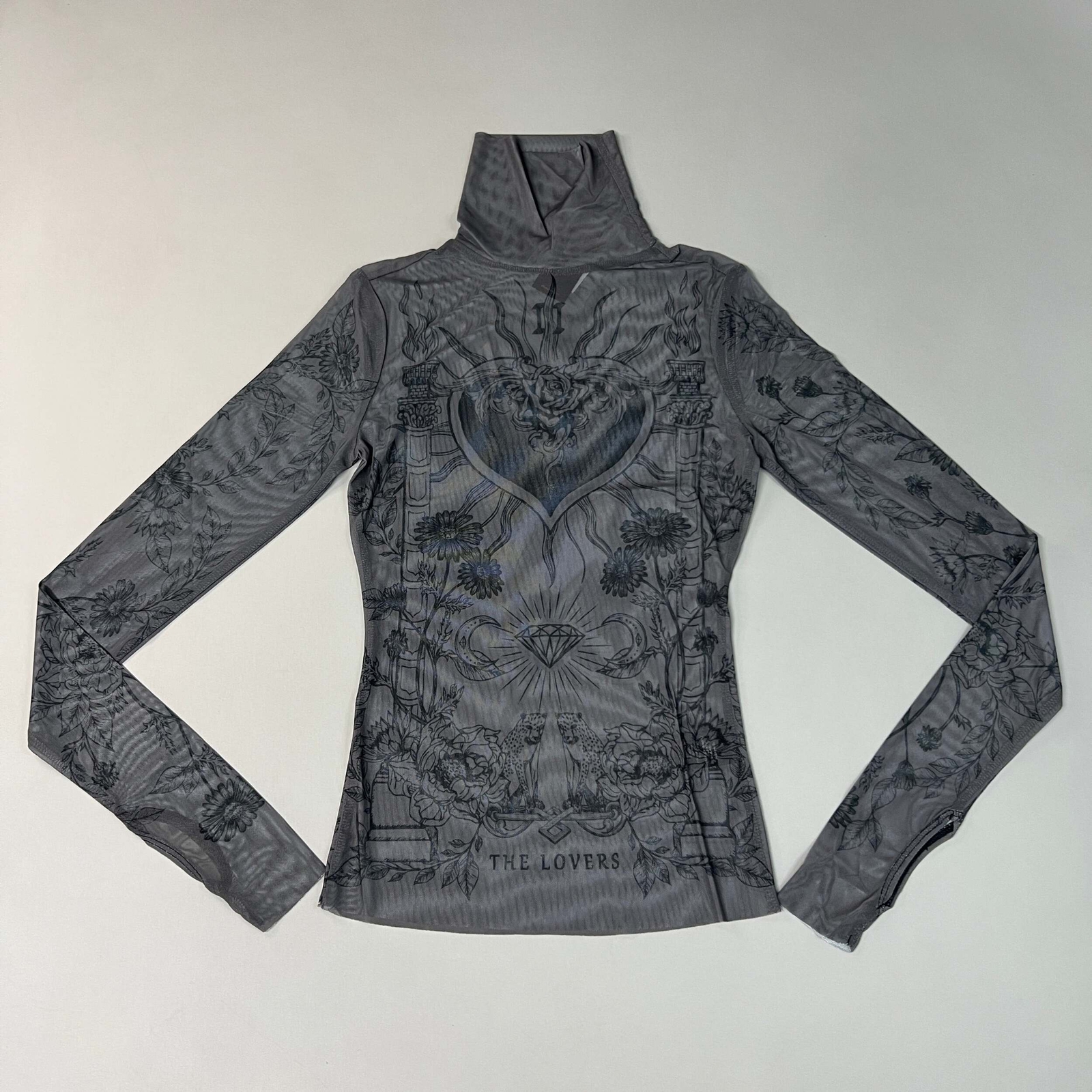 AFRM Zadie Turtleneck Pullover w/Thumb Holes Women’s XS Noir Tarot Card AET02810