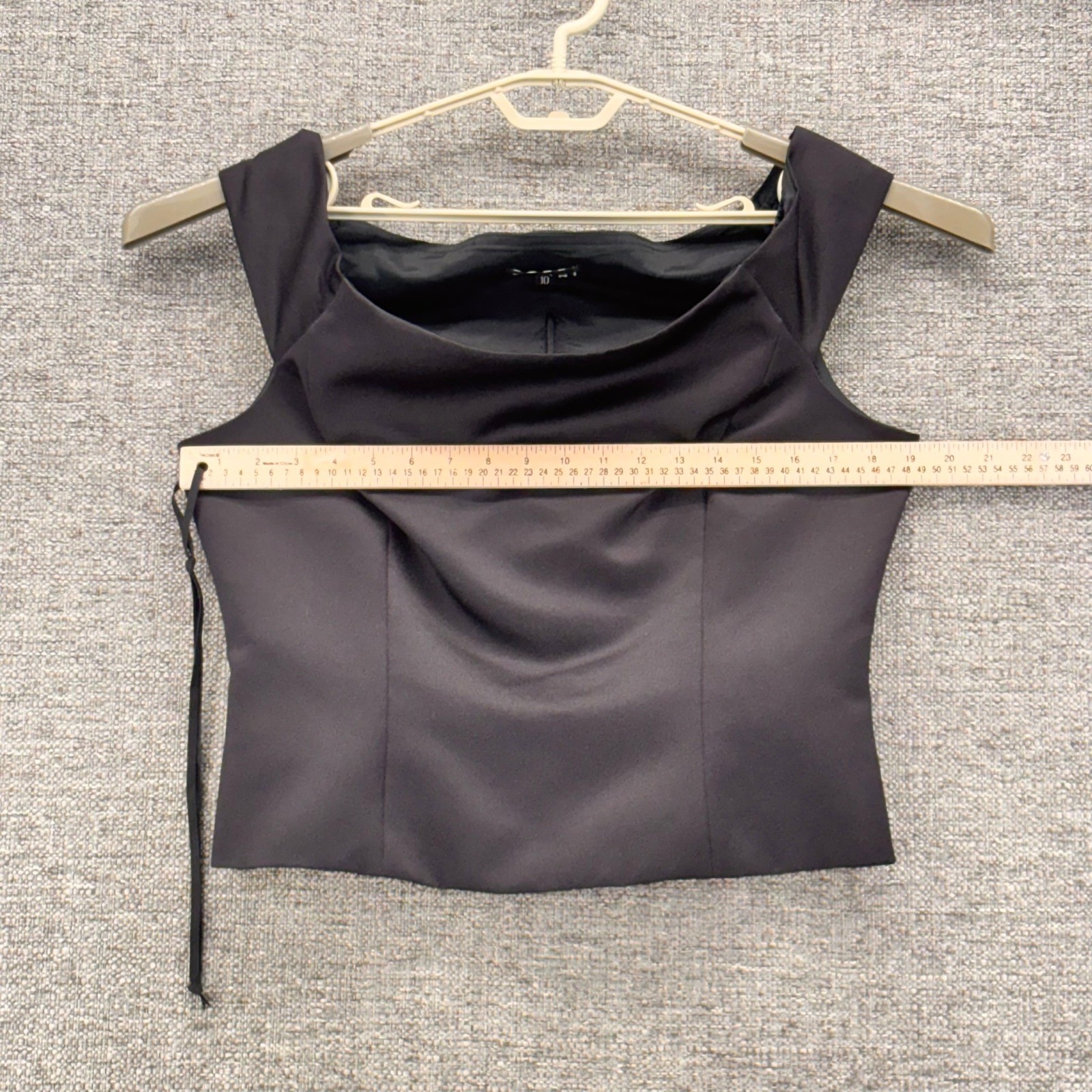 Shani Formal Top 10 Off The Shoulder Bateau Neck Satin Cocktail Evening Party