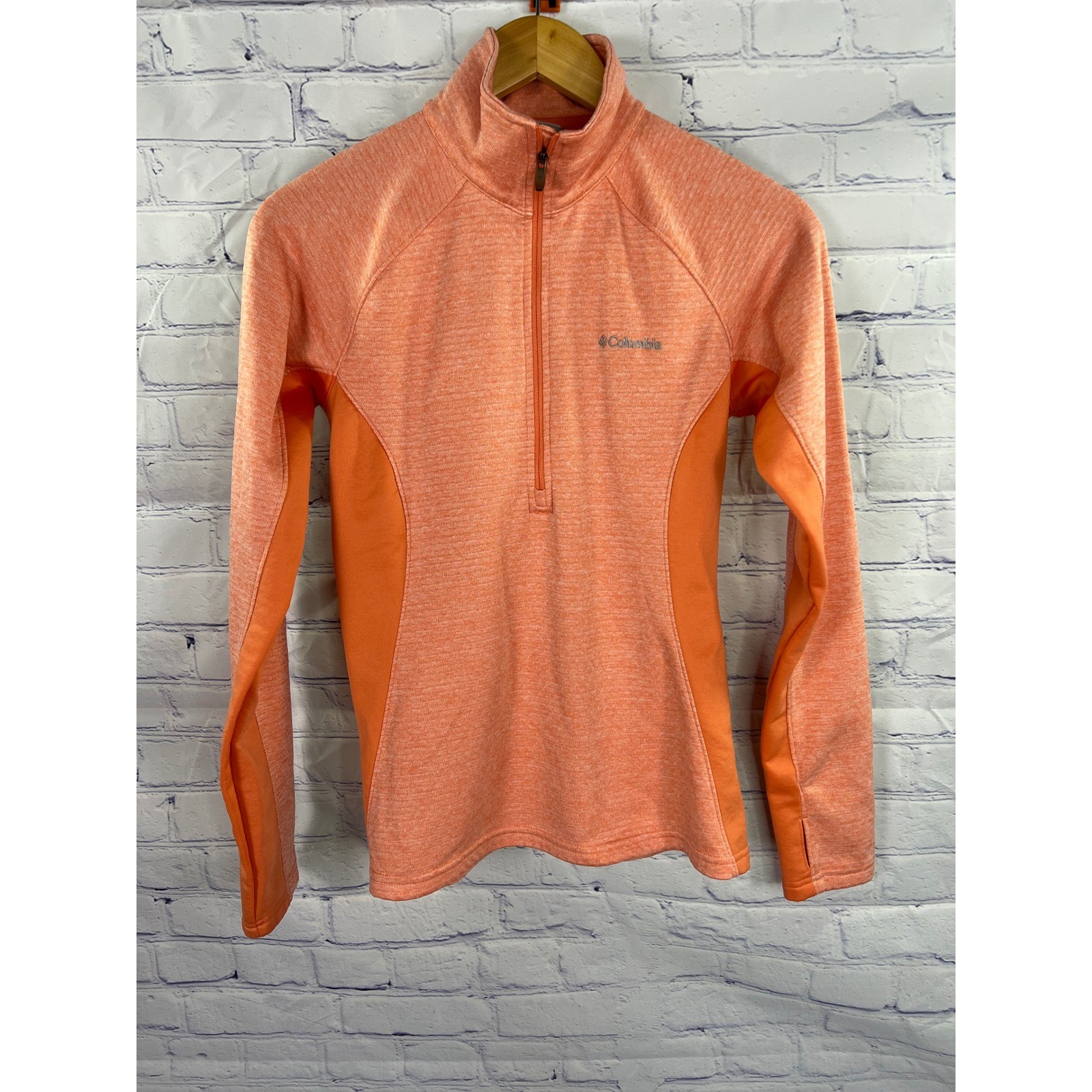 Women’s X-Small Columbia Quarter Zip Pullover Orange