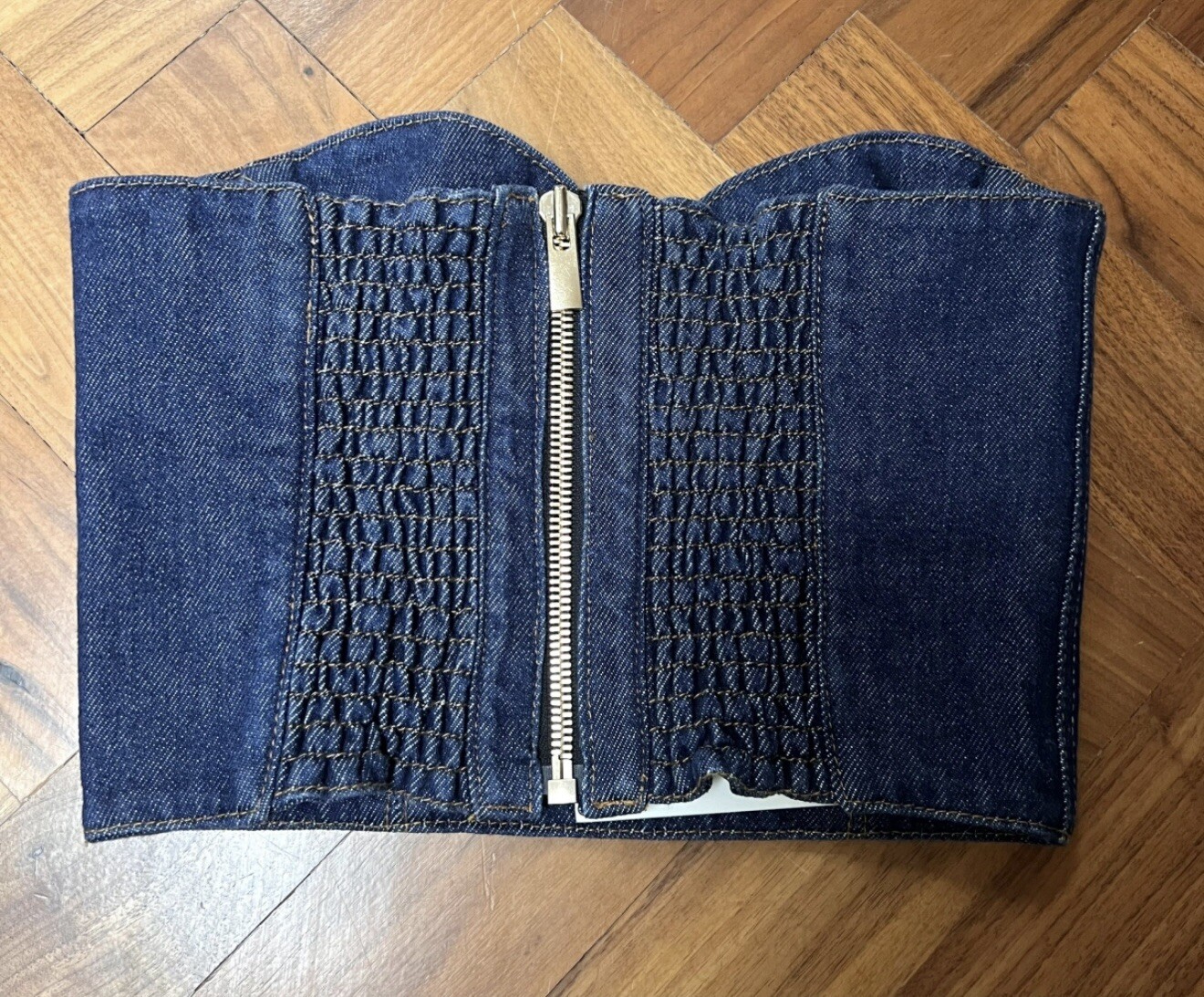 Magda Butrym Denim Corset/ Bustier. BNWT. FR36
