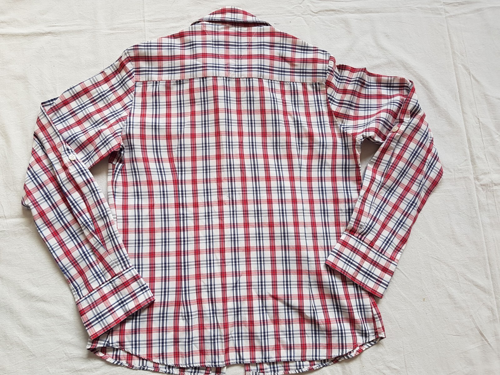 Tommy Hilfiger blouse in blue white red, size US 8 / EU 38 / S – NEW