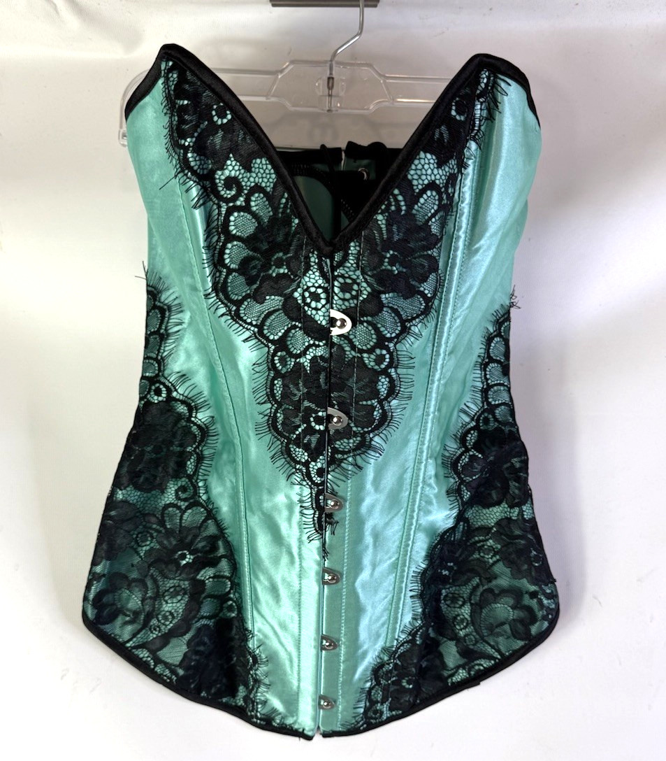 Vintage Y2K Corset Top Womens Medium Tripp NYC Stye lHot Topic Goth Alt Punk