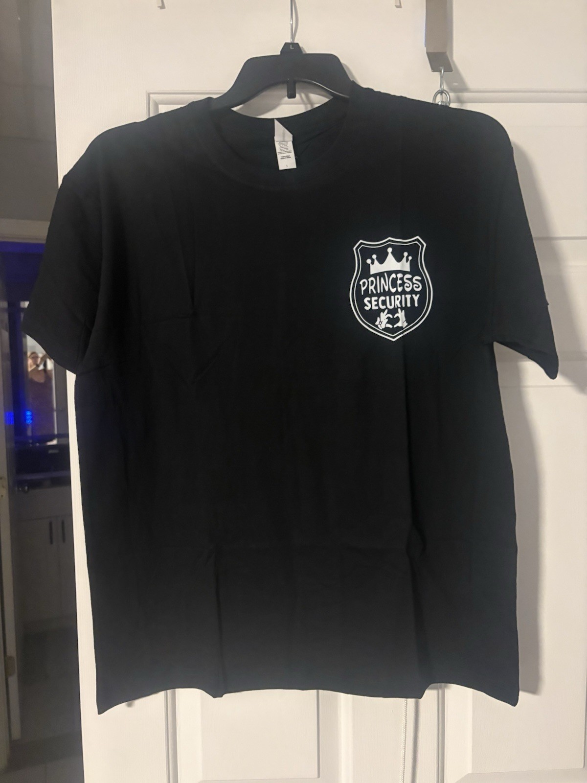 Princess Securit Black T Shirt Size S