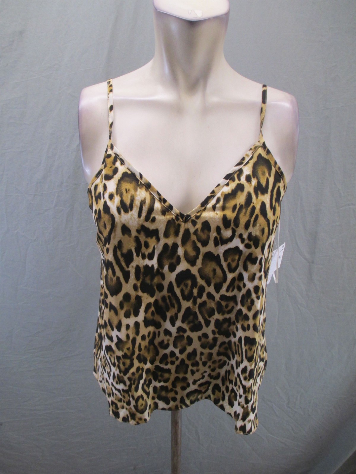NWT Abound Size S Womens Multicolor Animal Print Sleeveless Lightweight Top 582