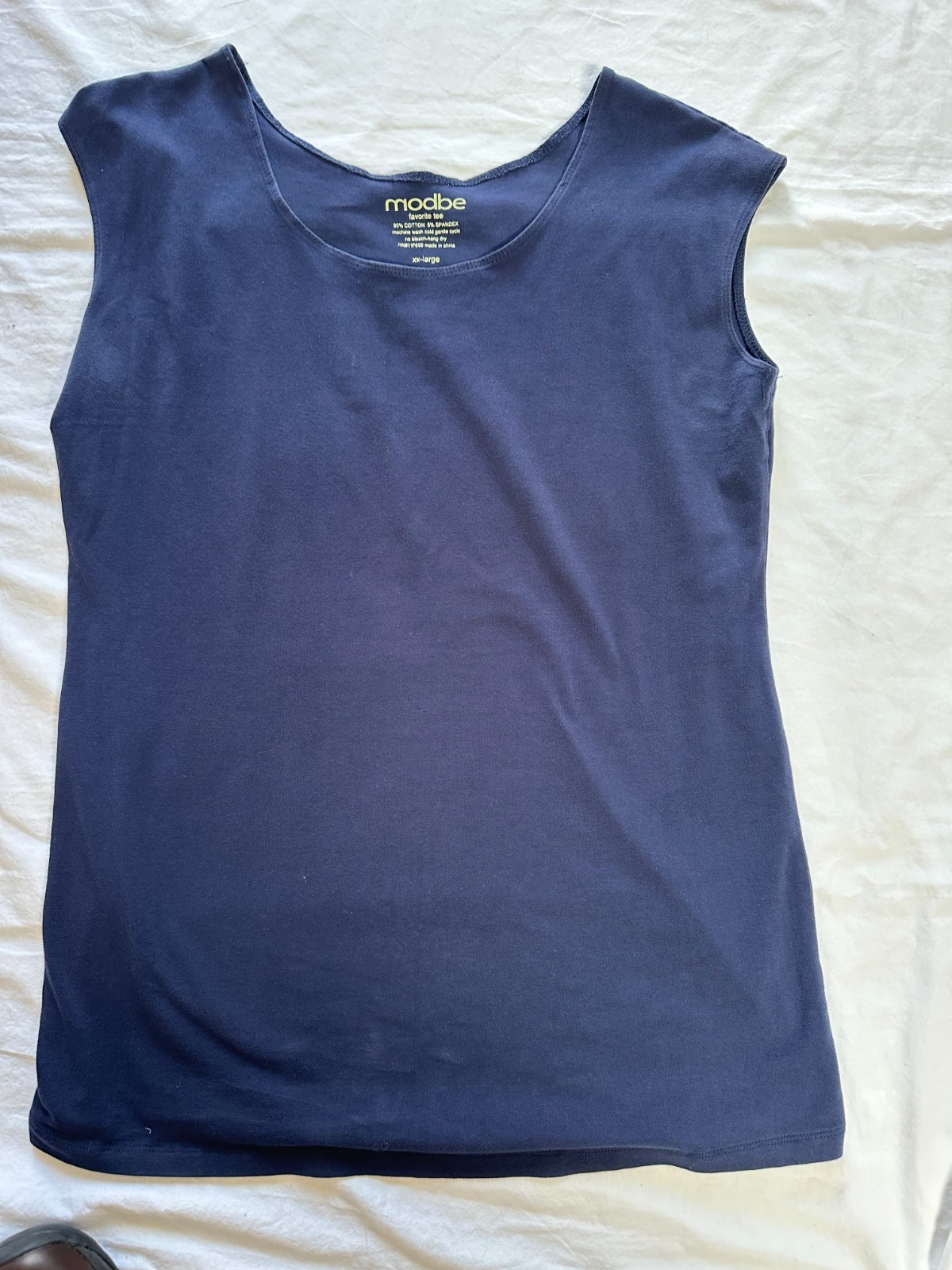 Fitted T-Shirts Sleeveless Extra Slim ModBod*SHADE*modbe Lot of 4