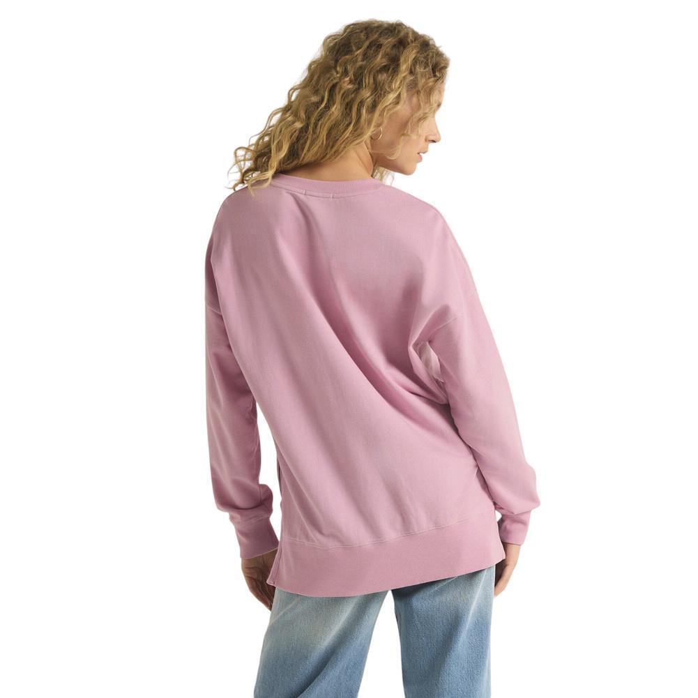 Z Supply Modern V-Neck Weekender Long Sleeve Top – Sunset Mauve Pink