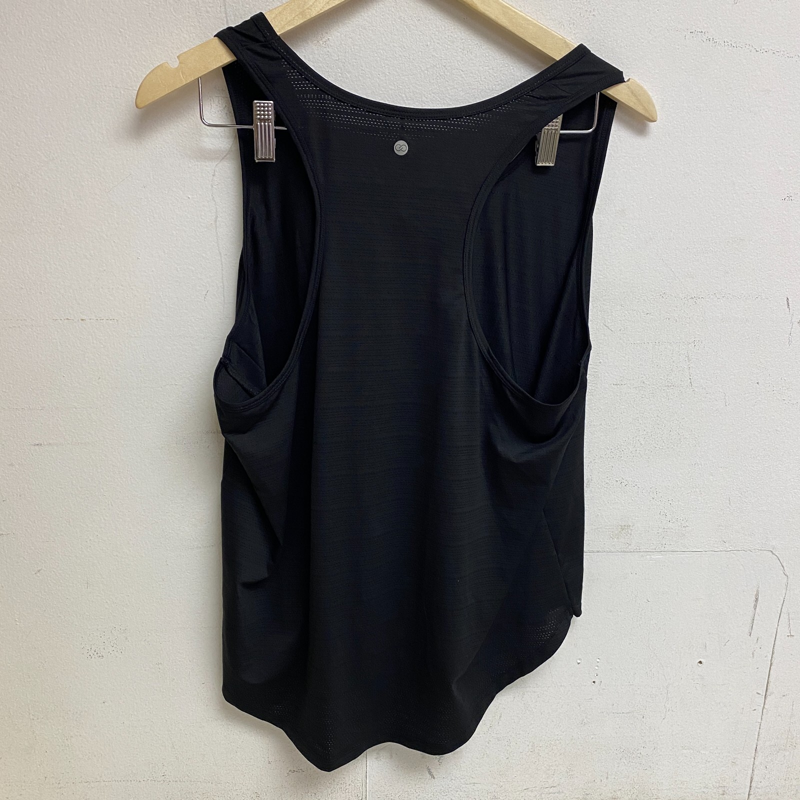 CALIA Women’s Scoop Racer Tank Designed For Run Pure Black WAX11205X