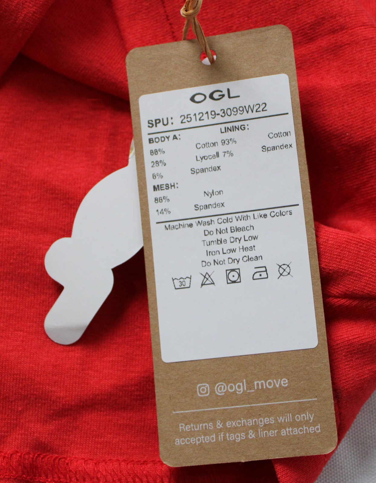 OGL Women’s Perkins Collar Slim Fit Sleeveless Bra Tank EH6 Scarlet Red Small