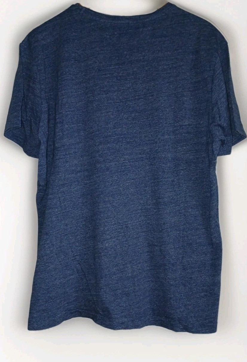 Polo Ralph Lauren Blue Heather Pocket T-Shirt Men’s Large 100% Cotton Pony