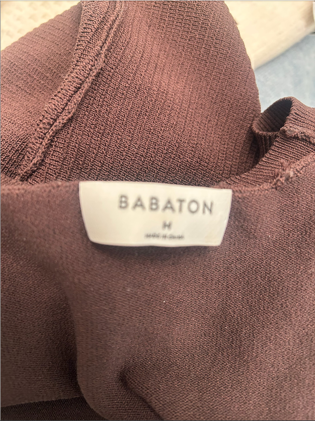 Babaton Sculpt Knit Empire Longsleeve, Aritzia, Used, Medium