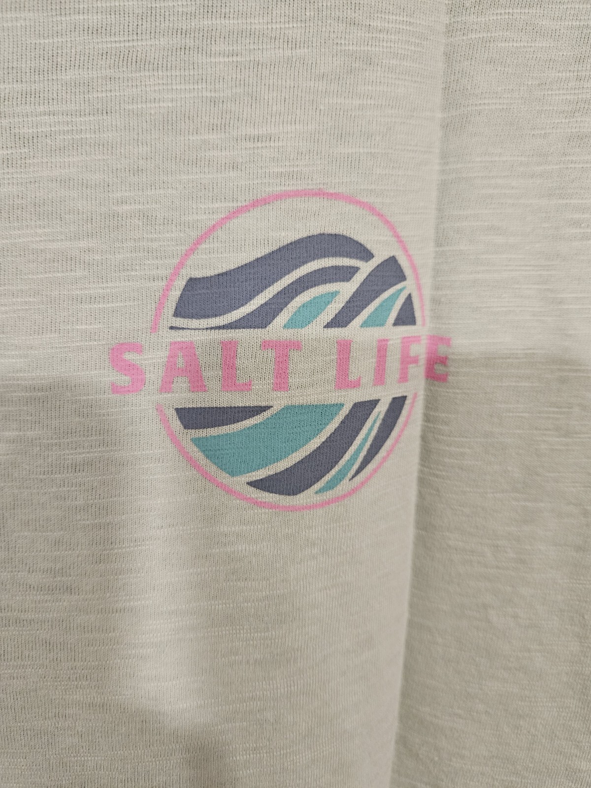 Salt Life Sunrise To Sunset Womans T-Shirt Light Green Size Small Live Salty NWT
