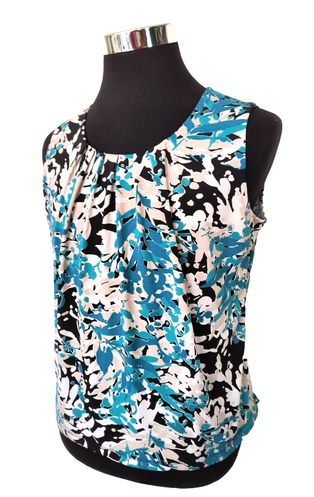 Jones Studio Separates Lined Blouse Women’s Size PL Multicolor Sleeveless