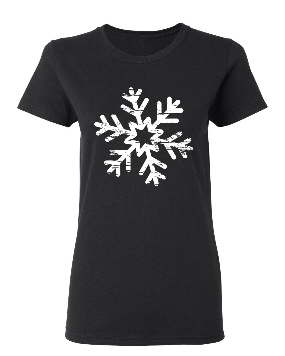 Snowflake Sarcastic Novelty Graphics Funny Womens T-Shirt