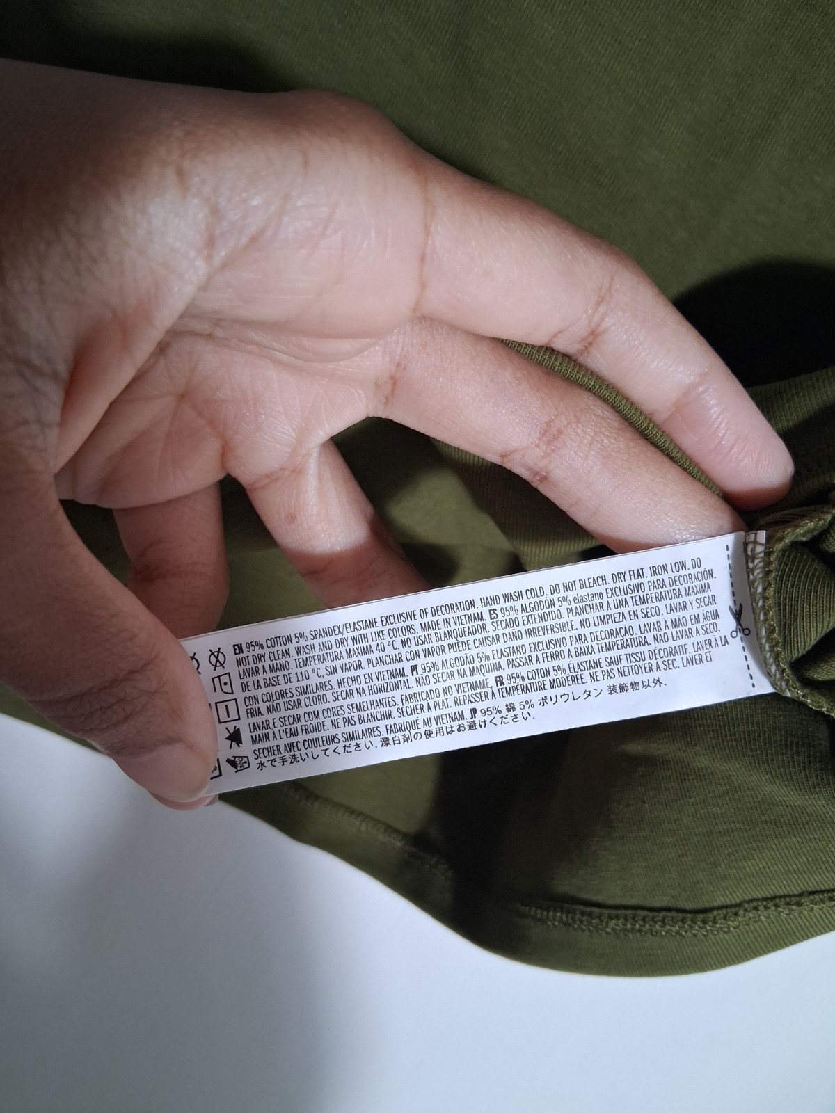 Forever 21 Olive Green Crop Top