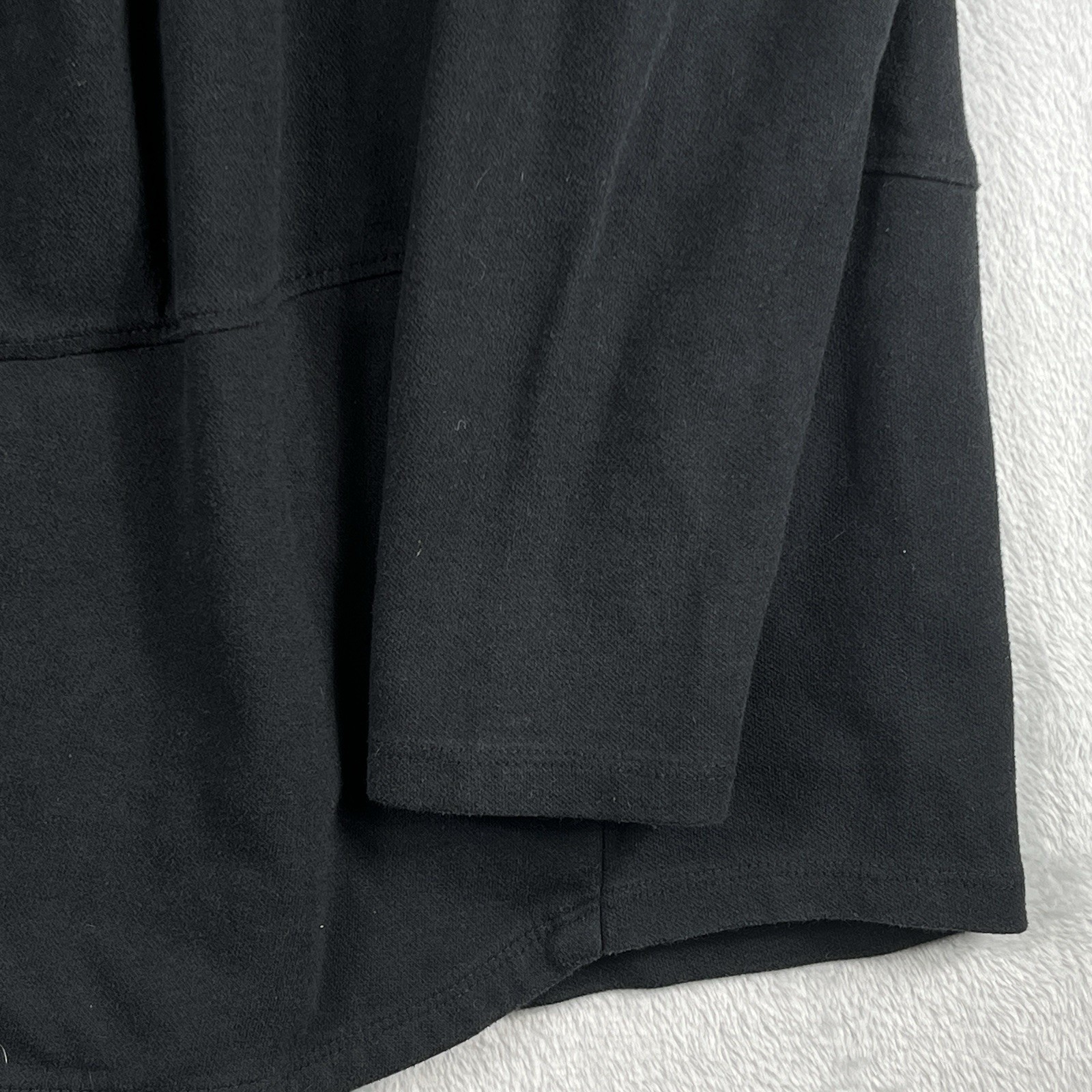 Starbucks Mermaid Logo Port Authority Womens XL Black Open Front Cardigan Patch