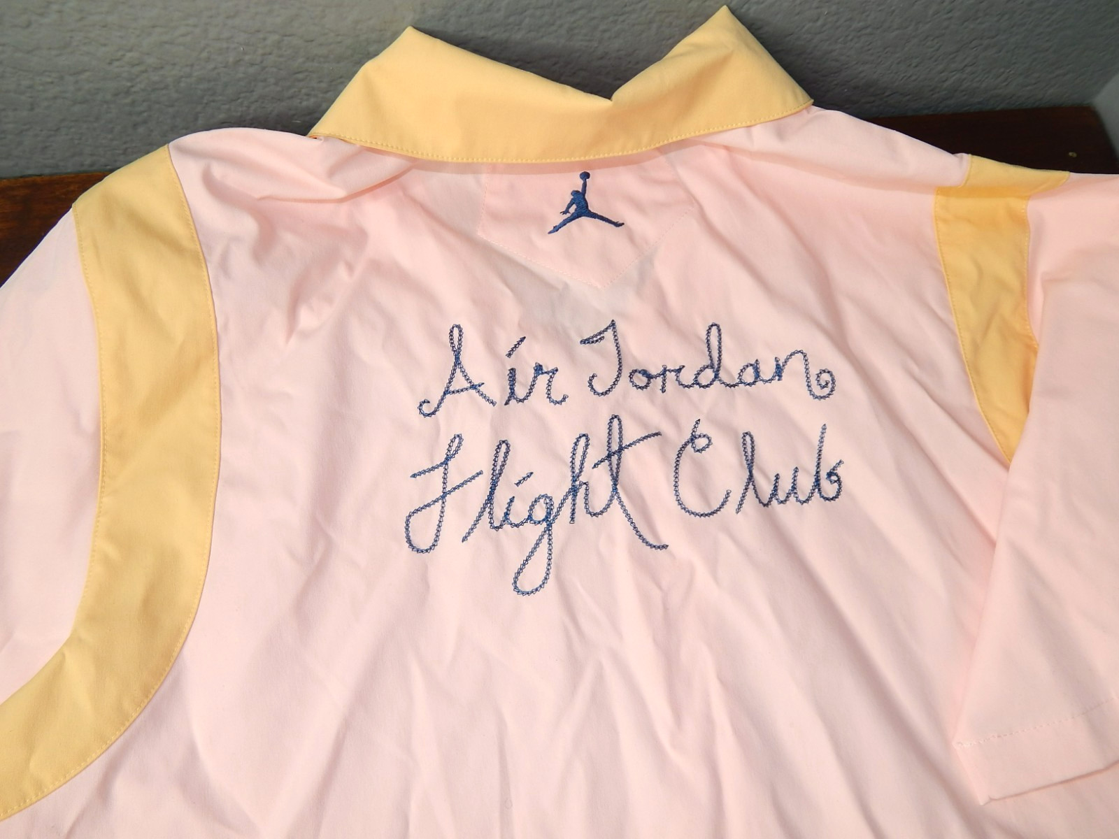 NWT Air Jordan Shirt Women’s S Pink Jumpman FLIGHT CLUB MJ Stitch Bowling