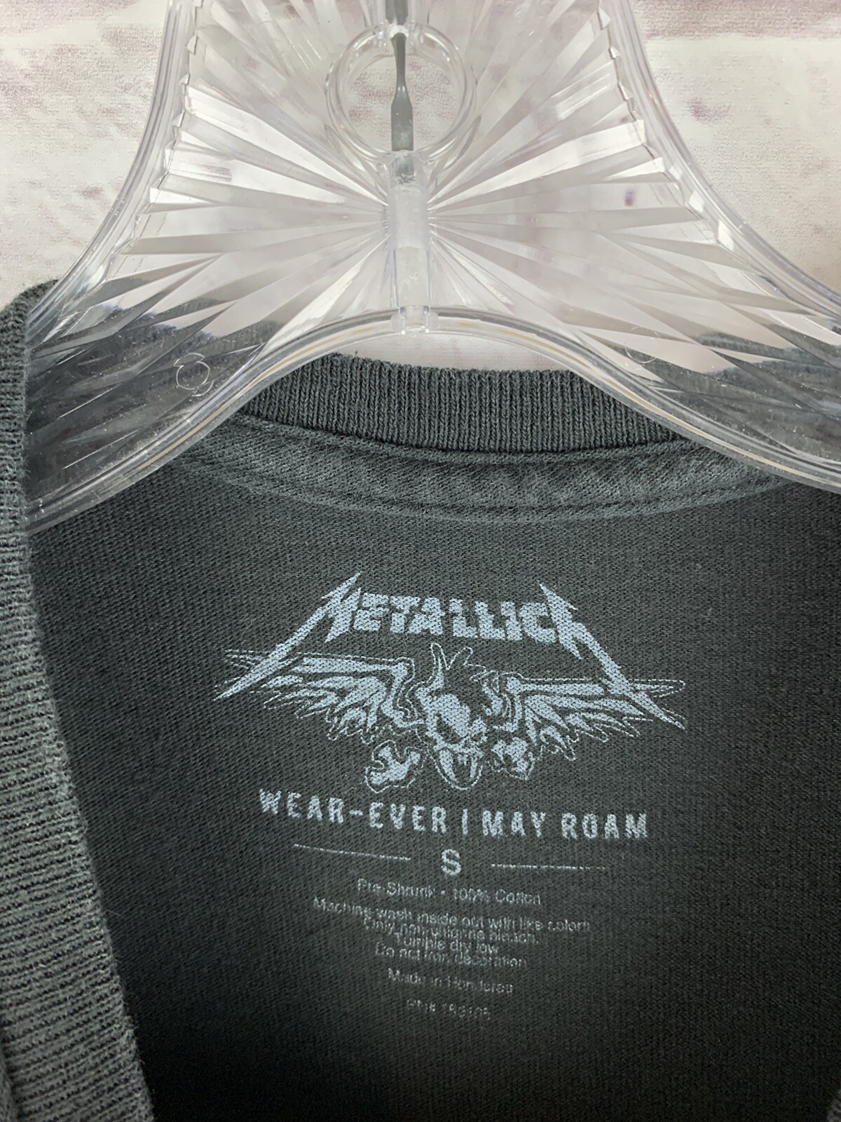 Metallica 2017 San Francisco 8/12/17 Tour Concert Shirt size women’s small