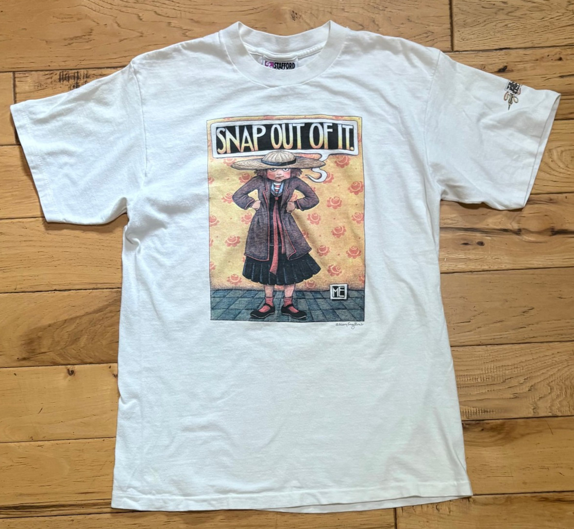 VINTAGE MARY ENGELBREIT ‘SNAP OUT OF IT’ T-SHIRT, SIZE M