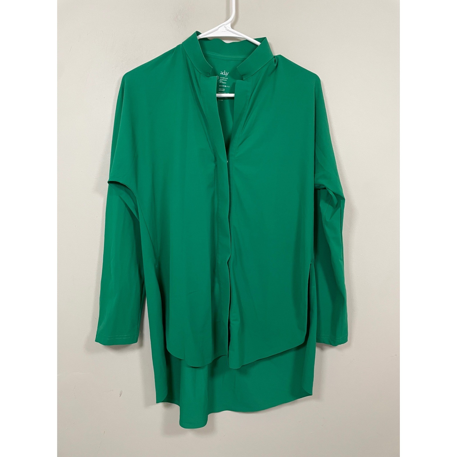Aday Something Borrowed Shirt in Limited Edition Emerald Green Size XS