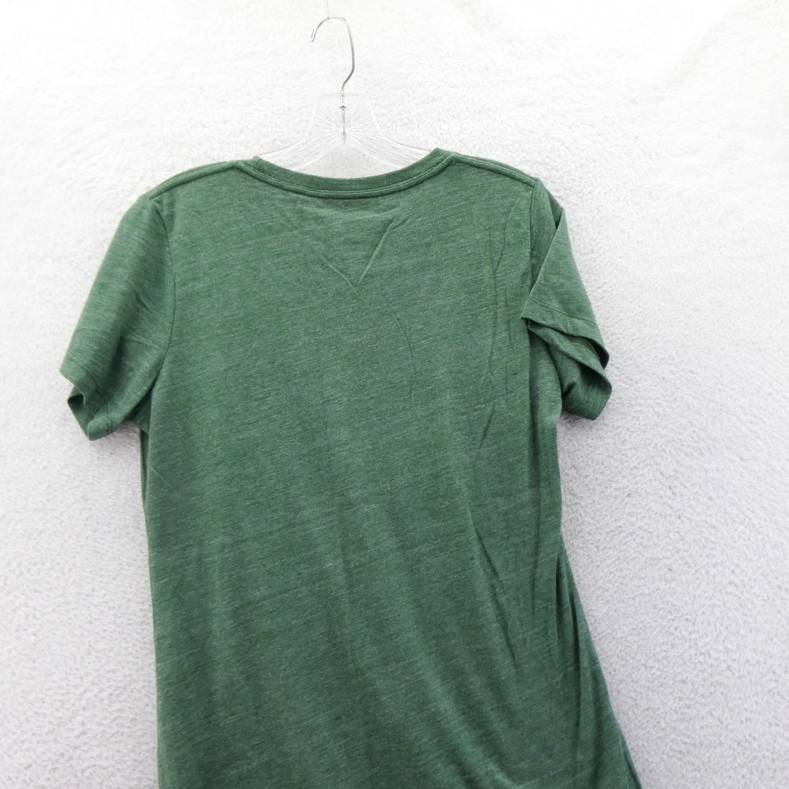 League T-Shirt Womens Medium Breckenridge Green Mountain Graphic Recycled Blend
