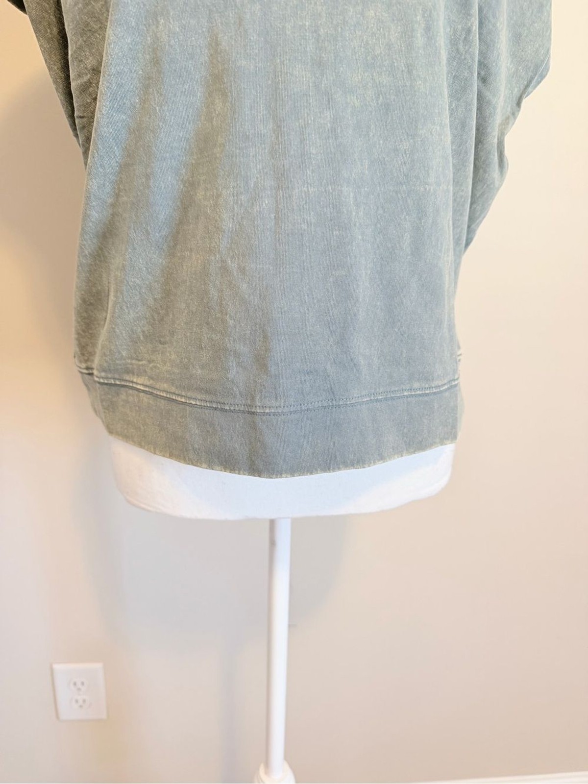 ZENANA PREMIUM COTTON WASHED SLEEVELESS TOP & SHORTS SET SIZE MEDIUM ASH JADE