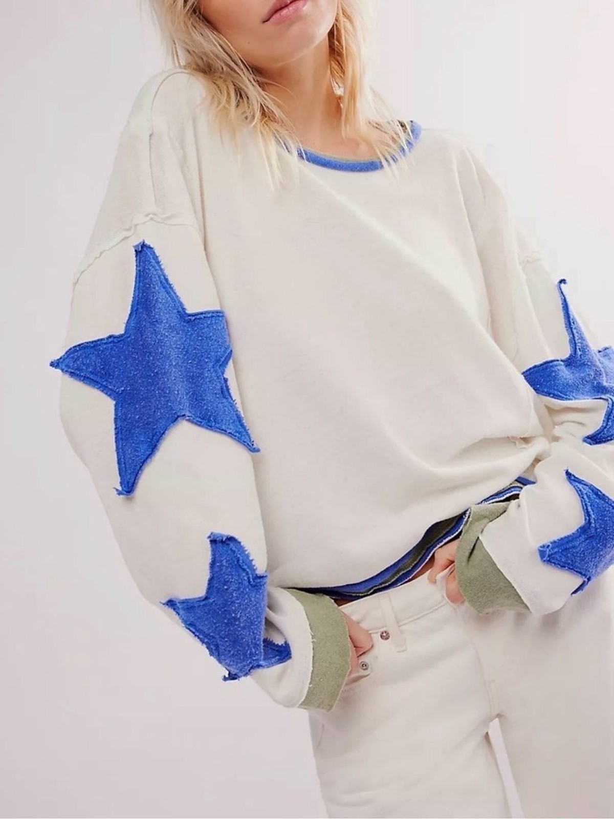 Free People You’re a Star Tee Size XS Oversized Top We the Free Boho