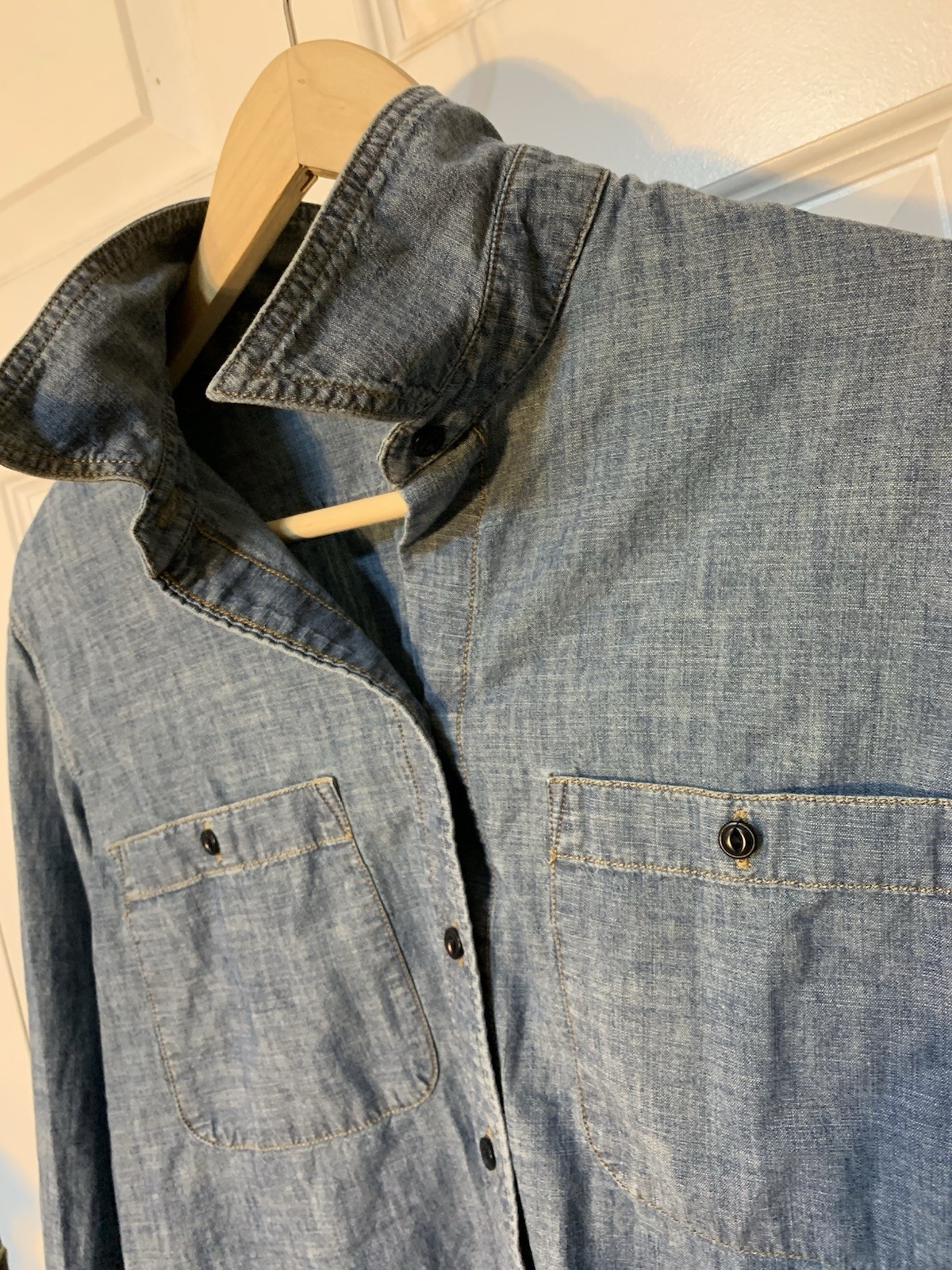 Lauren Ralph Lauren Women’s Sz XL Denim Cotton Shift Dress Blue