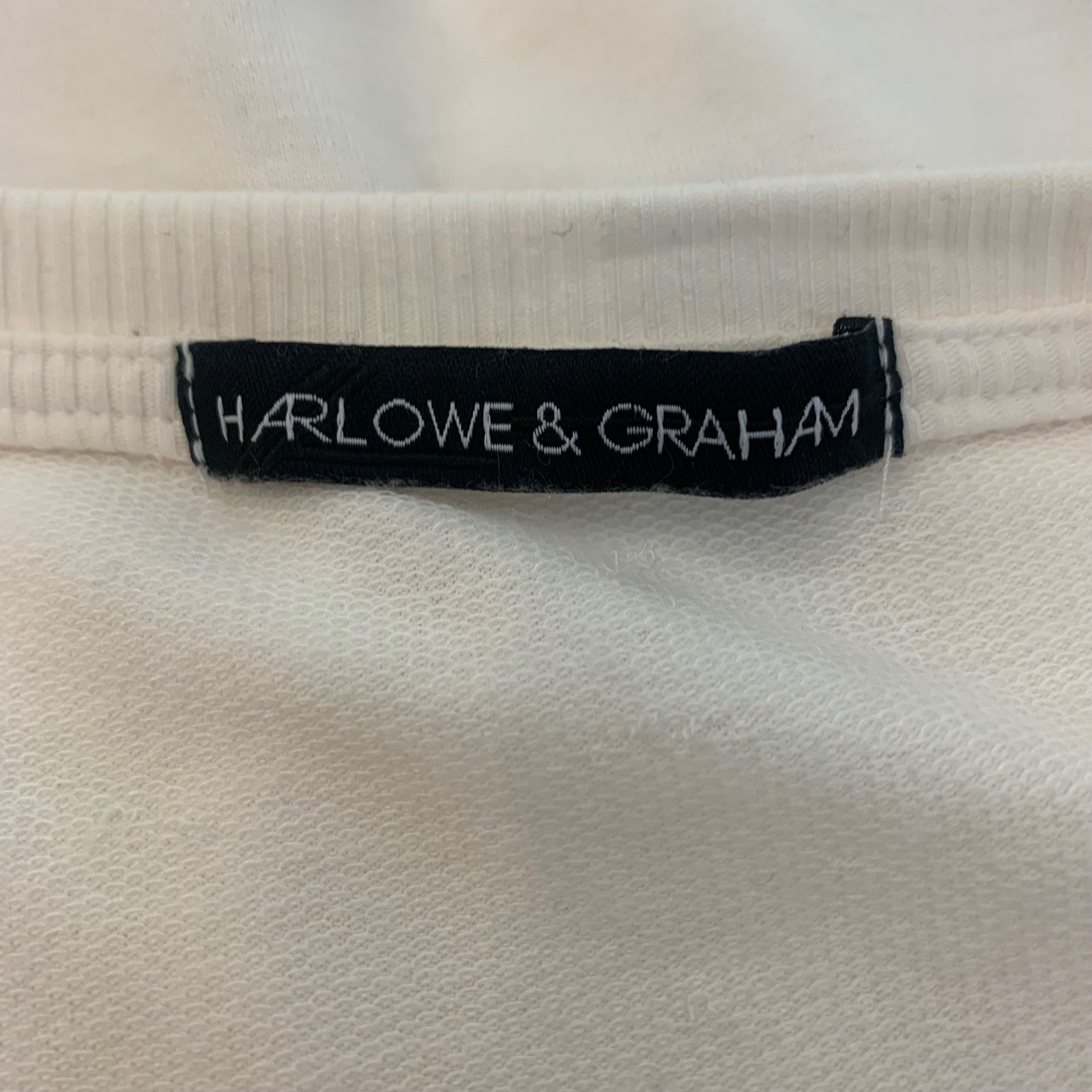 Harlowe & Graham Women’s S Ivory Tulle Mesh Balloon Sleeve Fairy Chic Blouse