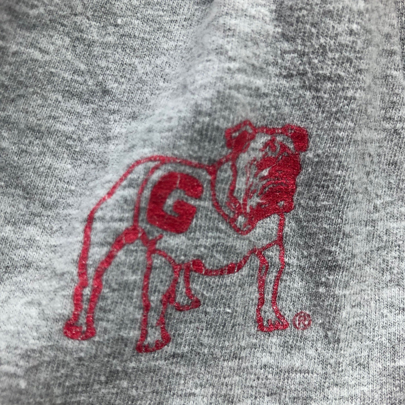 Pressbox Women Sz L Gray T Shirt Red Font Take Me To Sanford Stadium *Read