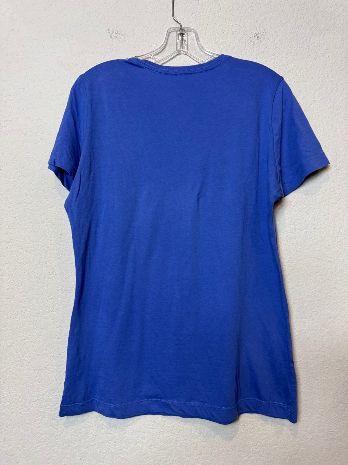 Nike Logo Graphic Tee 100% Cotton Lightweight Slim Fit Blue T-Shirt Women’s L