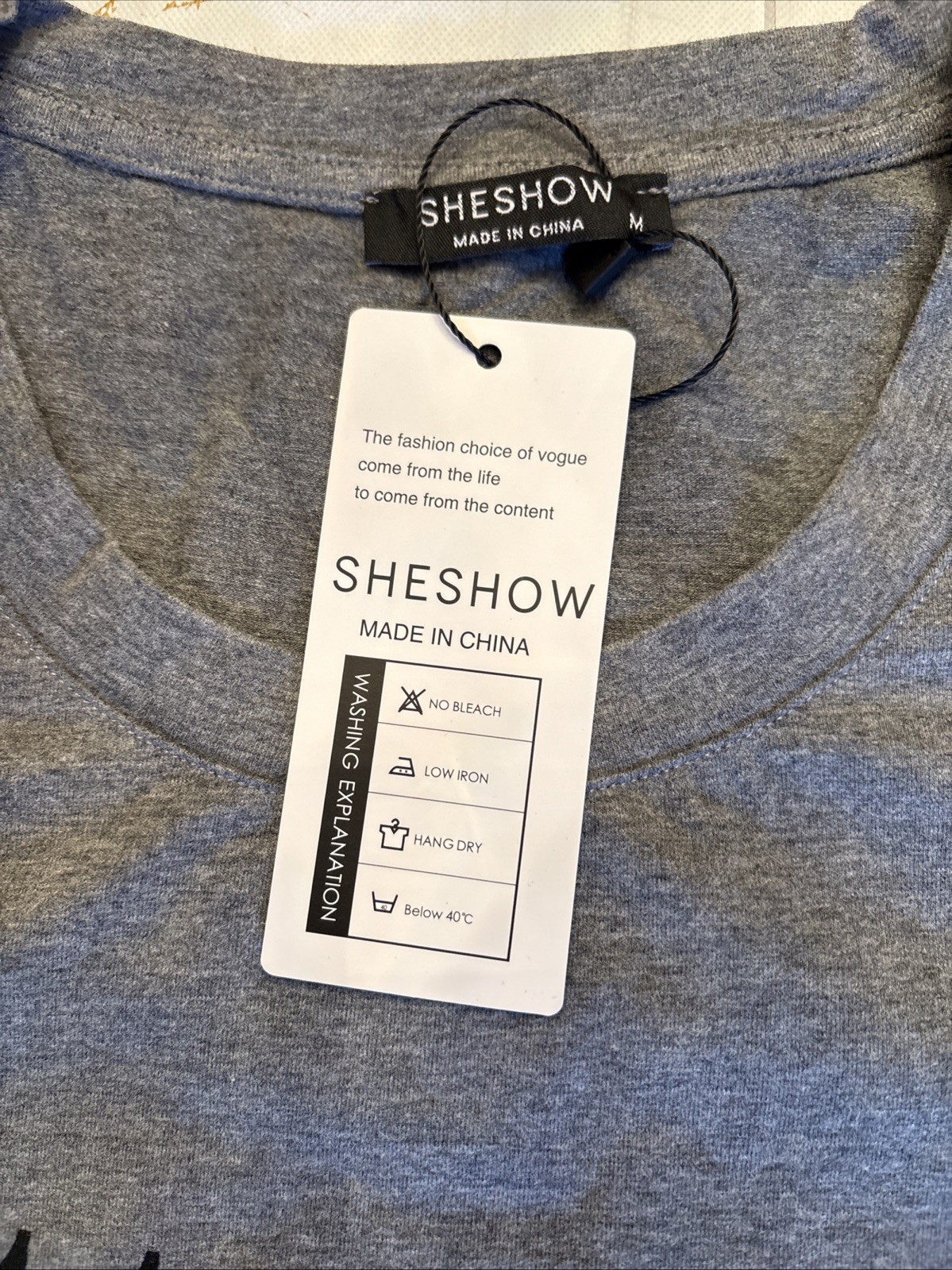 SHESHOW Women’s T-Shirt Dark Grey NWT “Pretty Good At Bad Decisions” Medium M