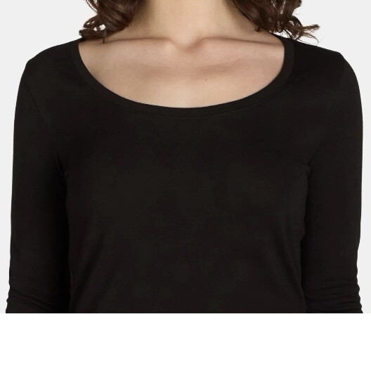No Boundaries Scoop Neck Everyday Tee Long Sleeves Medium 8-10 New with Tags