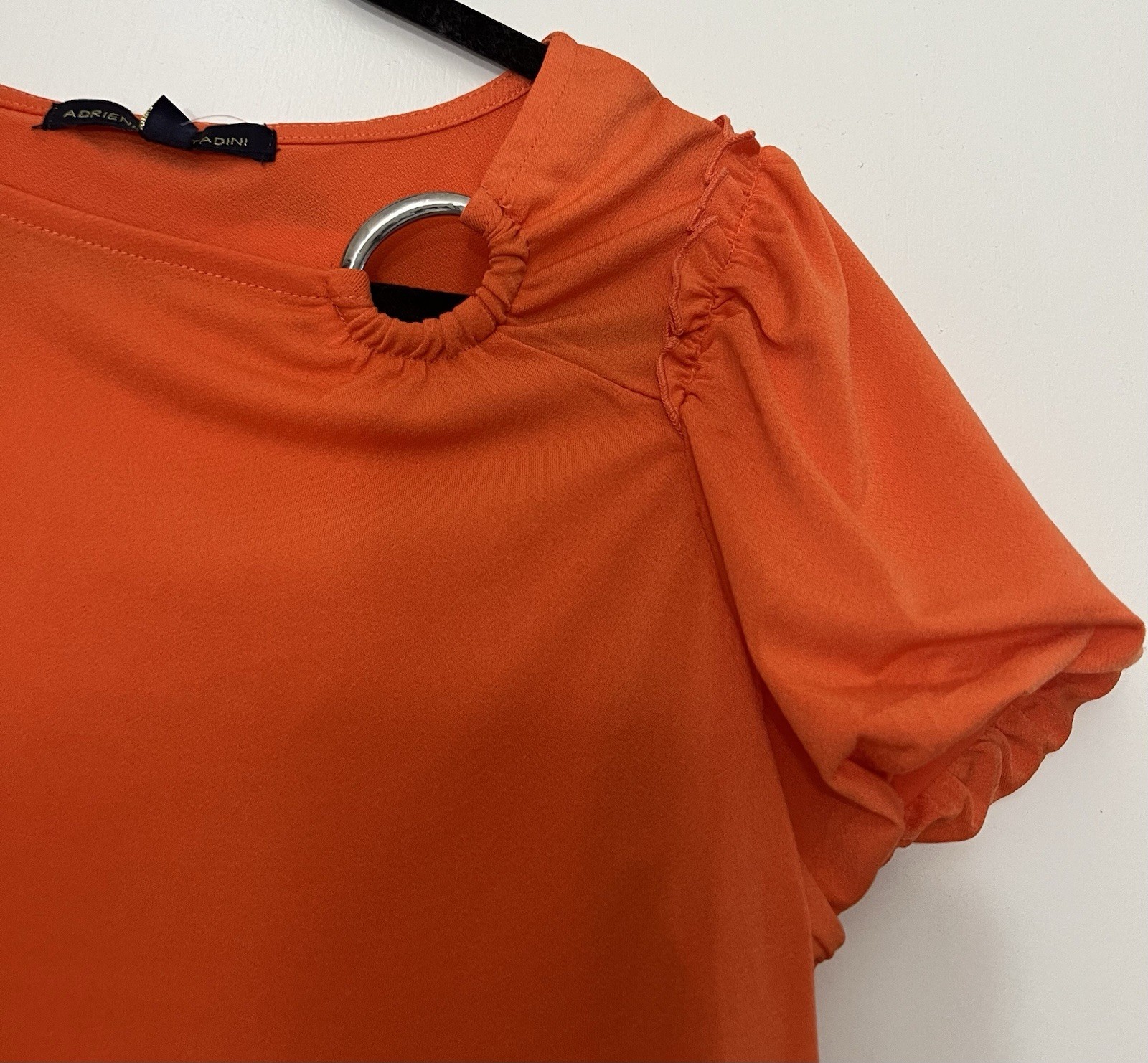 Womens Summer Blouse Puff Short Sleeve Ruffle Top Casual Work Shirt Very Cute