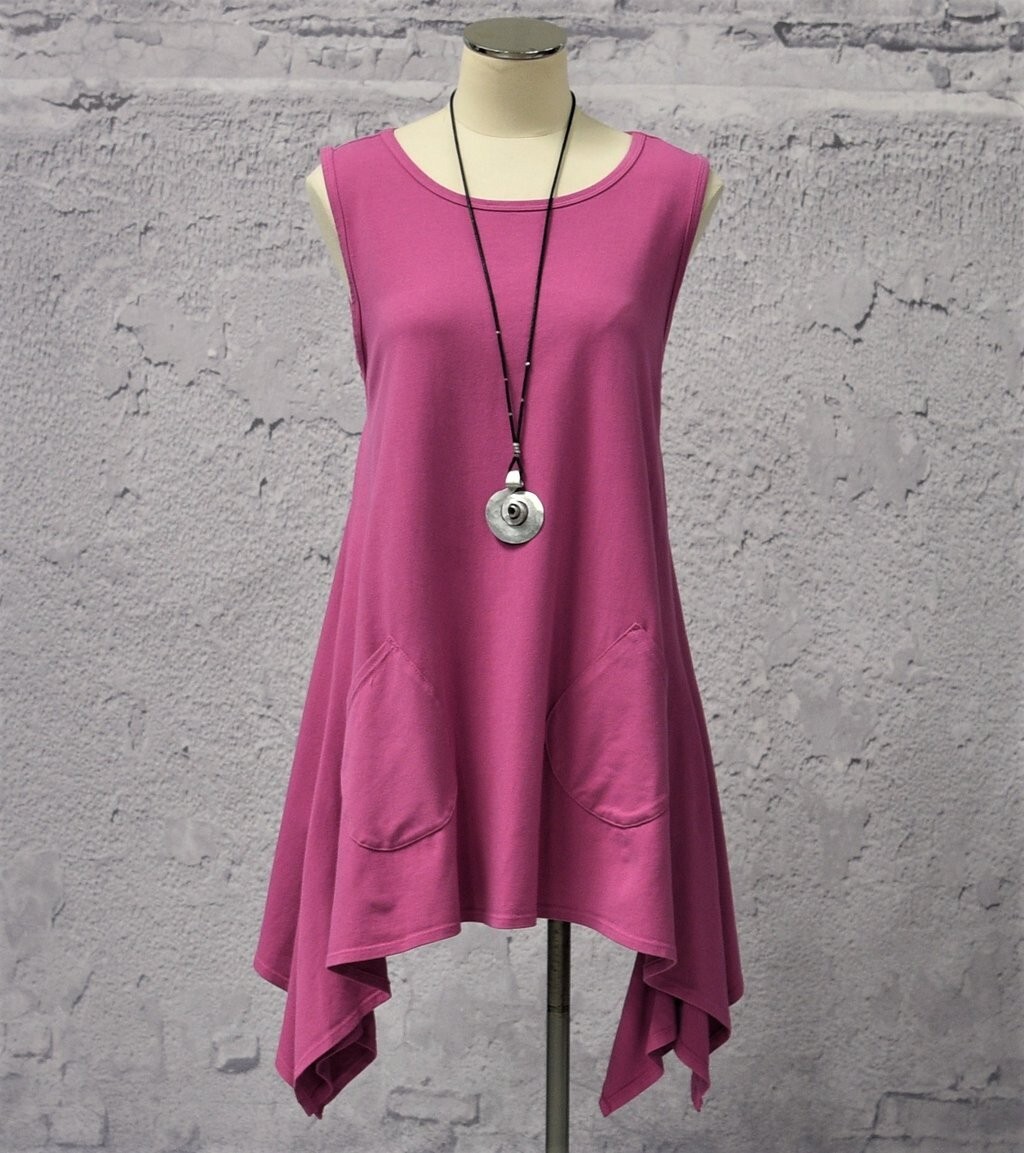 WATERSISTER USA TS02-Prairie Cotton SIERRA TANK 2-Pocket Drip-side Top S-2X