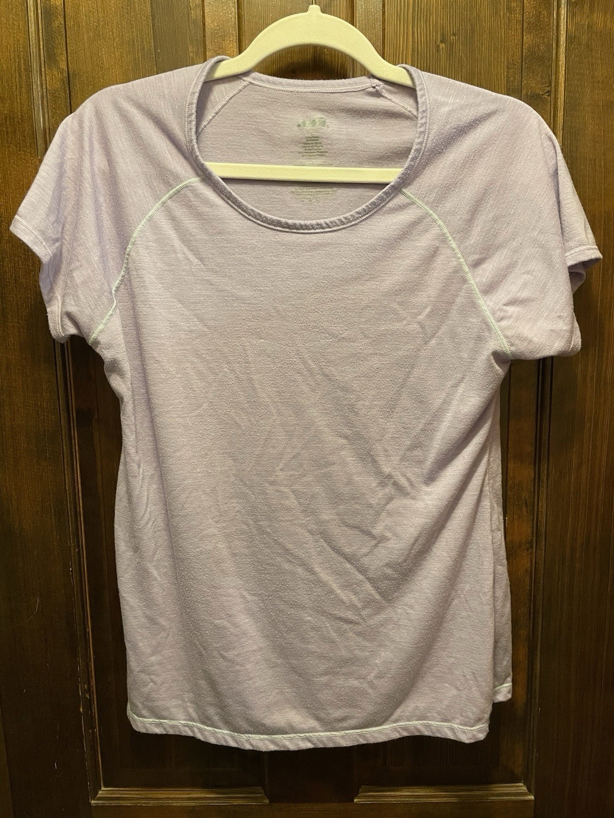 Women L 4 lot wicking exercise tees Teal Purple Blue Lavender 32 Degrees Avia