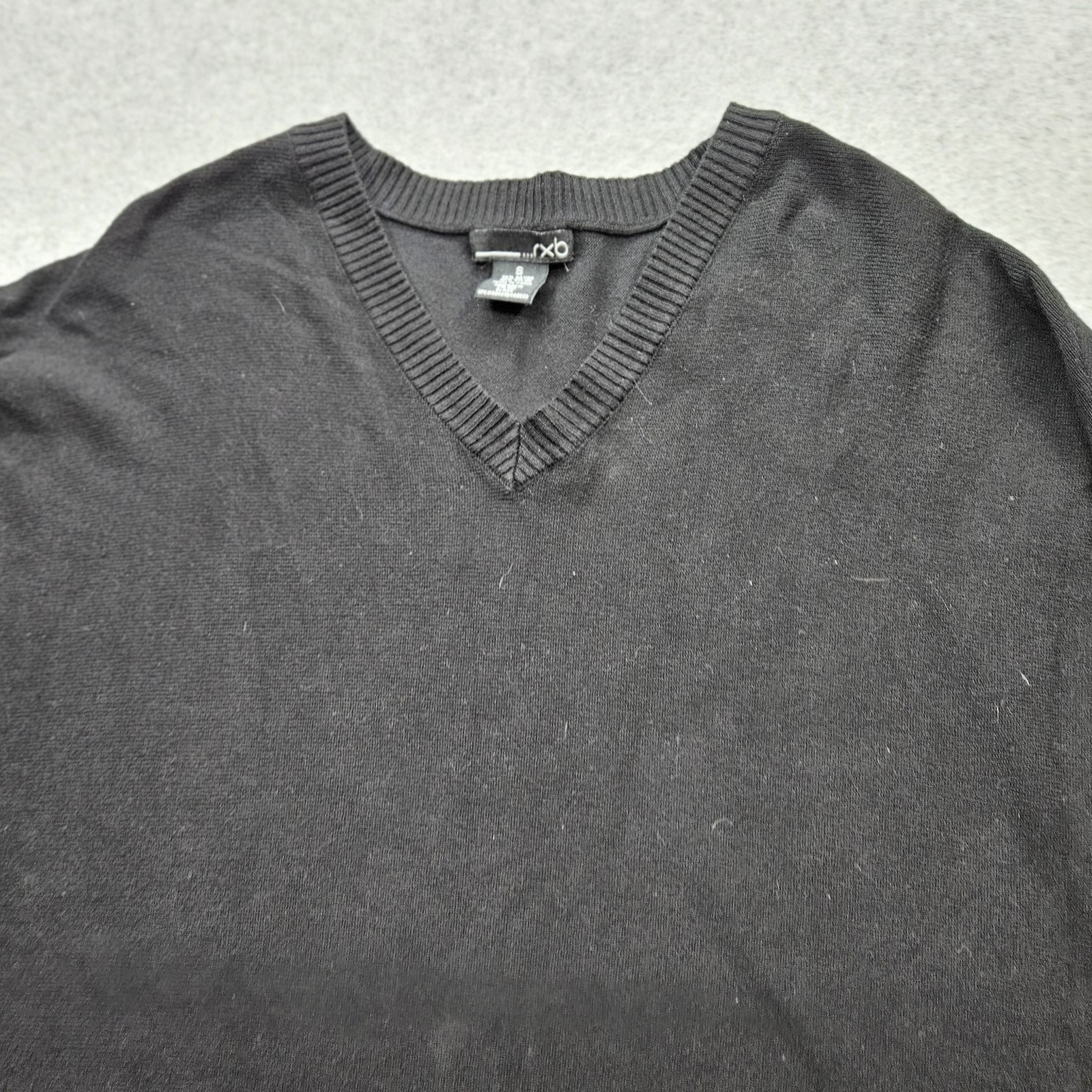 RXB Women’s Small Black V-neck long sleeves with Elbow Buttons