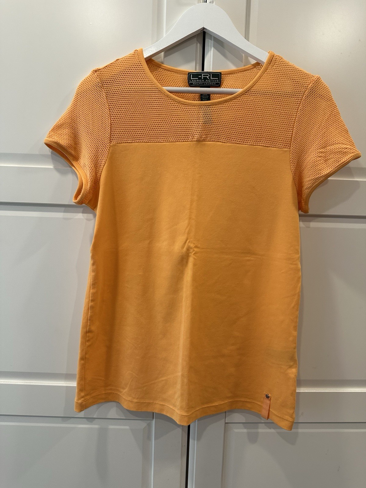 Lauren Ralph Lauren Active Orange Short Sleeve Ladies Tee – Size L