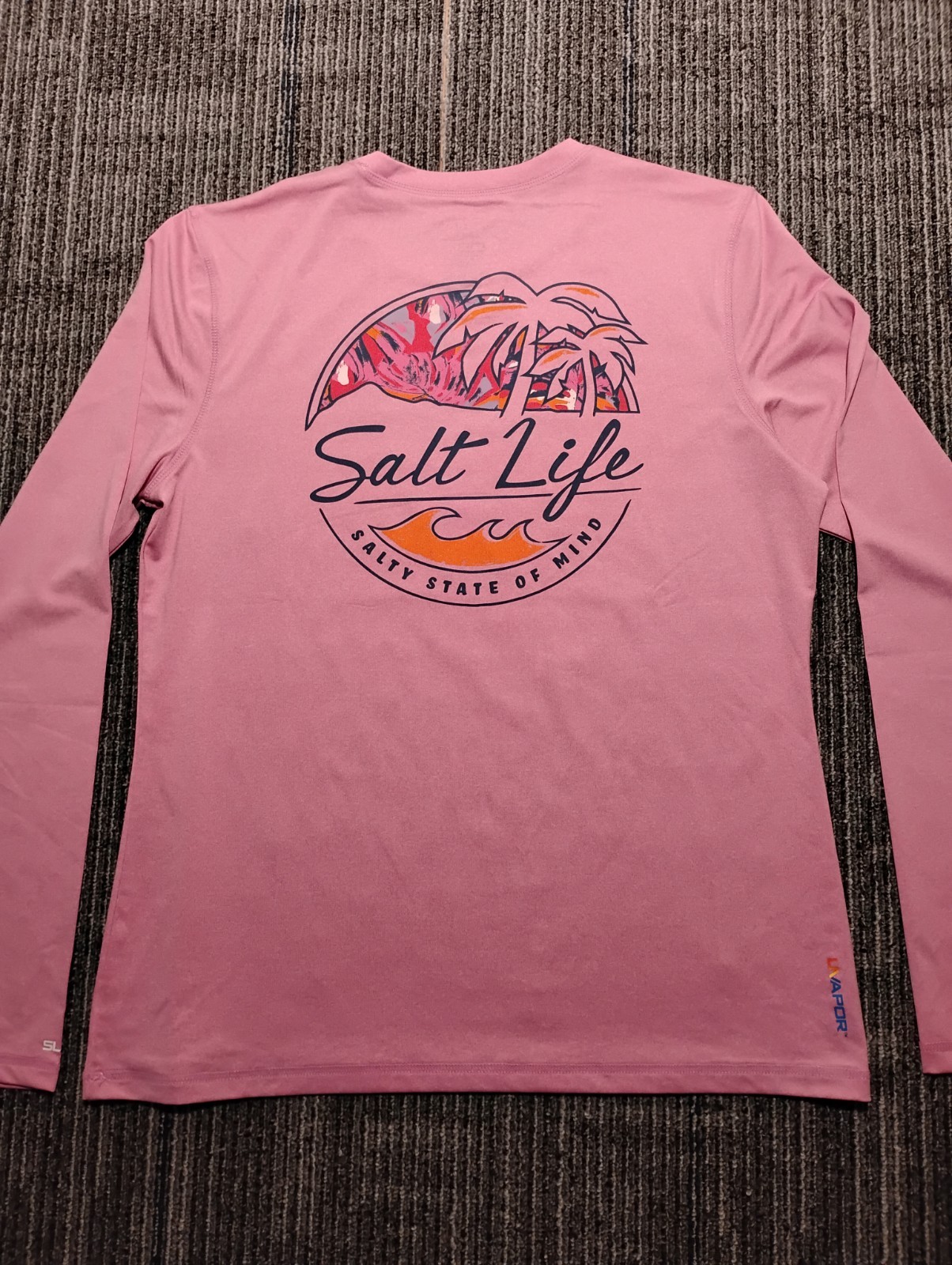 Salt Life Women’s Size XL Long Sleeve SLX Performance Shirt Outdoor Fishing Pink