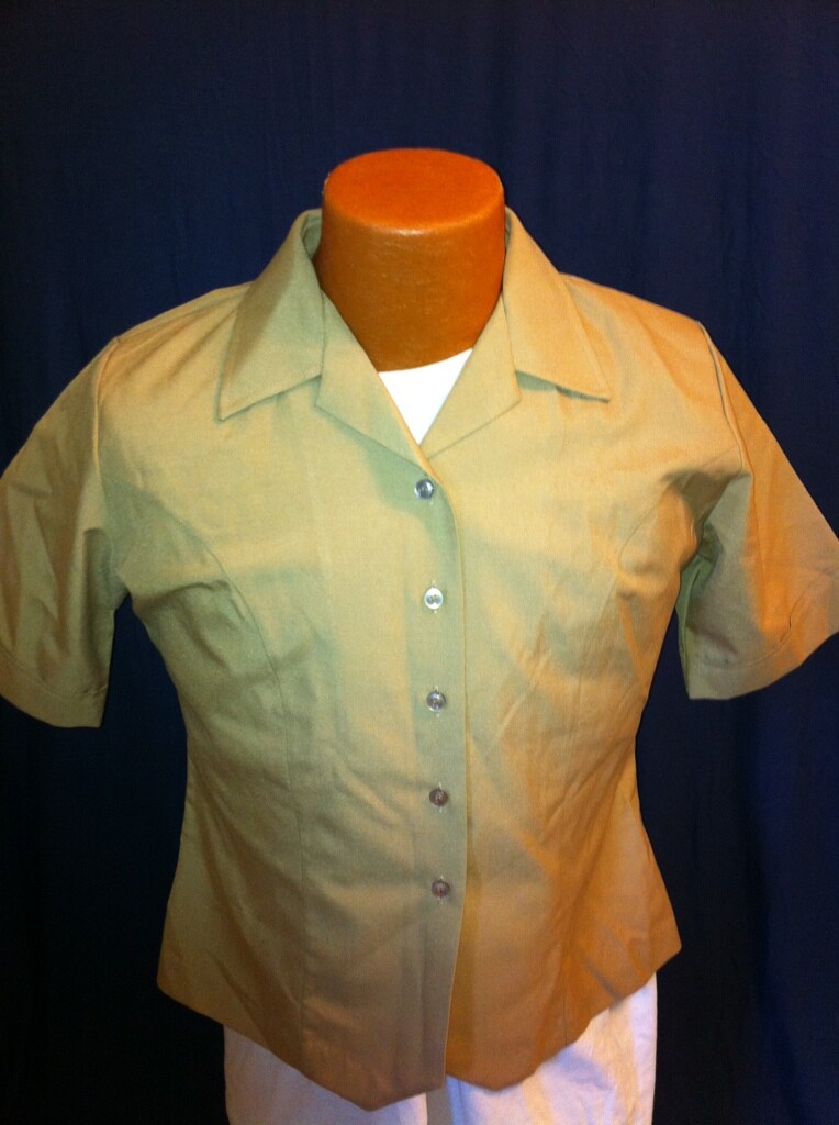 SHIRT WOMEN’S USMC KHAKI SHORT SLEEVE SERVICE DRESS ALPHA UNIFORM SELECT SIZE