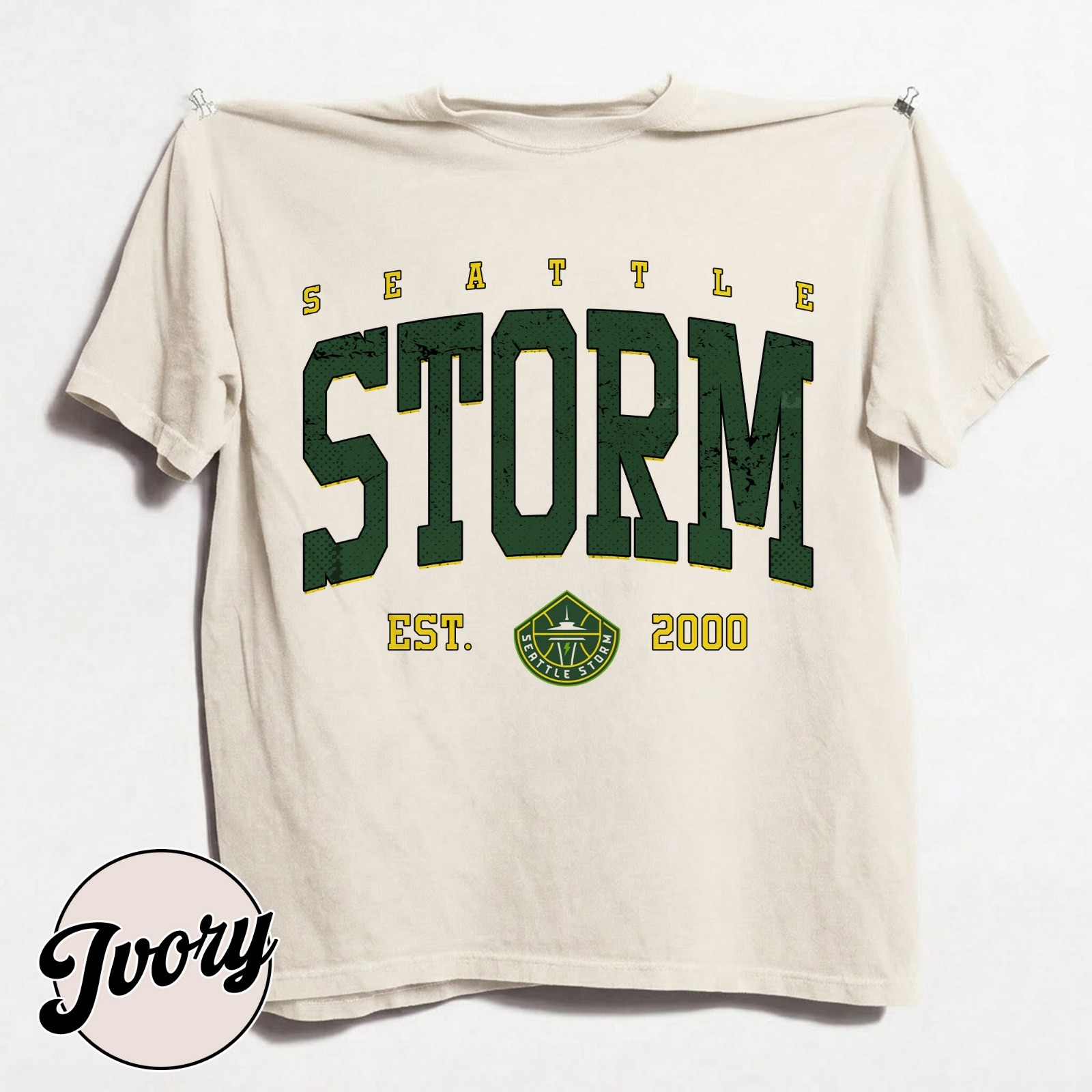 Seattle Storm Wommen Basketball Team Est 2000 Vintage Comfort Colors Shirt