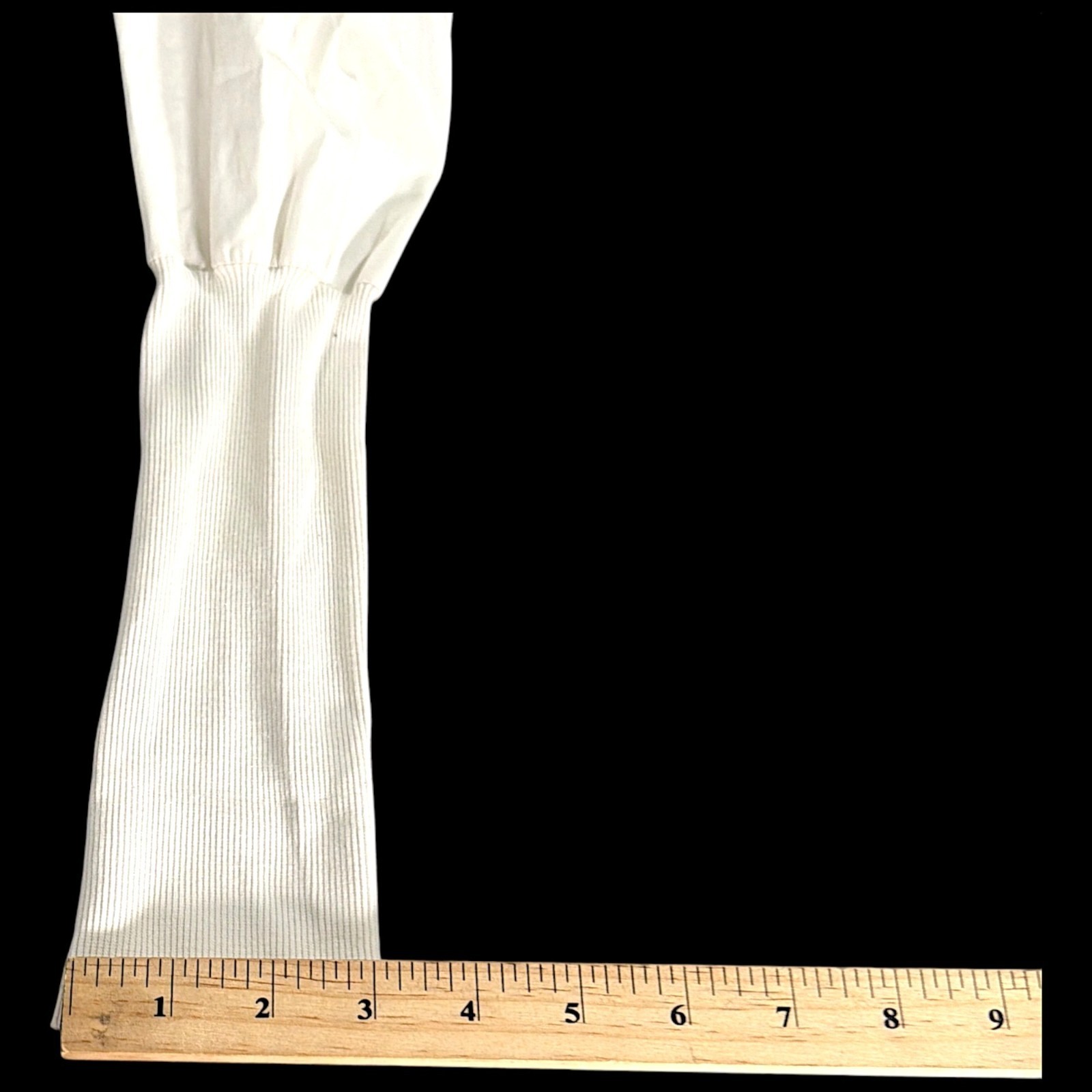 Object Collectors Item Top Womens M White Shirt Distressed Scandinavian Y2K