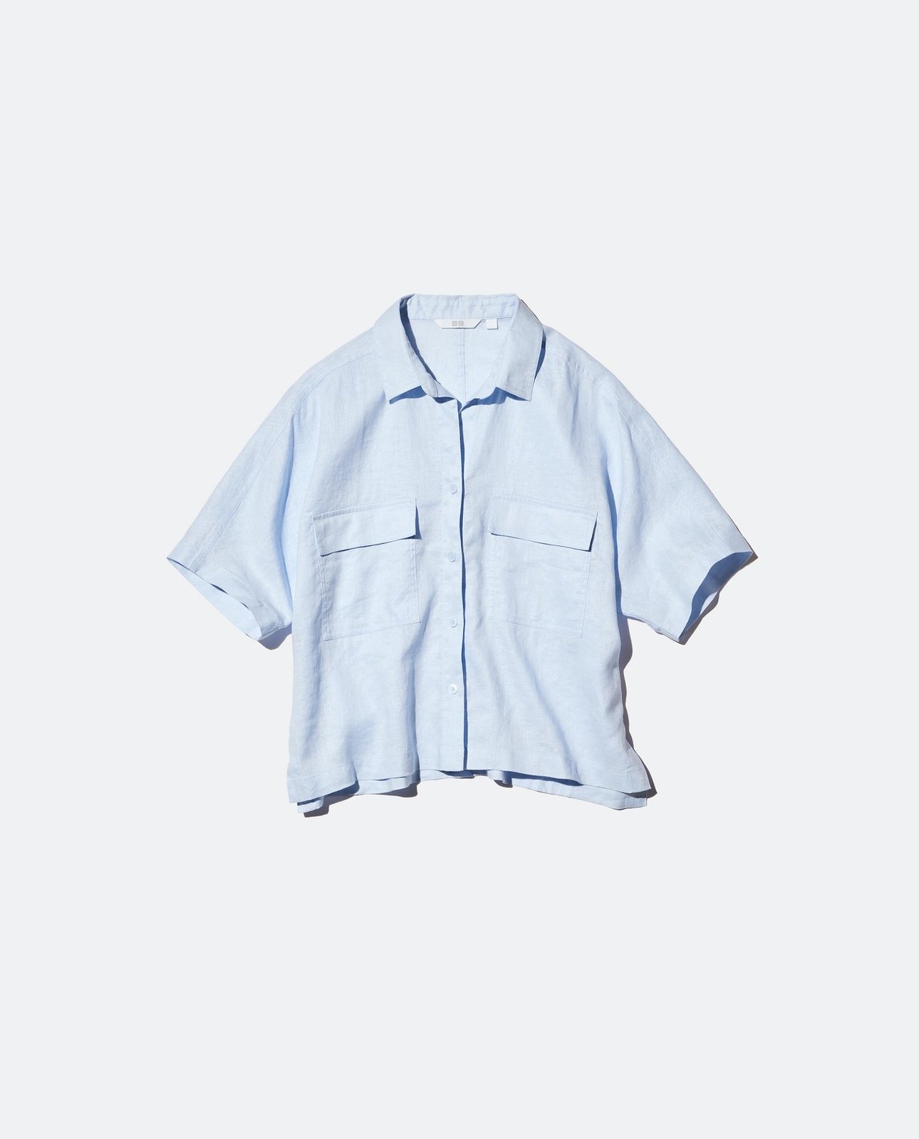 UNIQLO Premium Linen Skipper Boxy Shirt | Short Sleeve Japan NEW