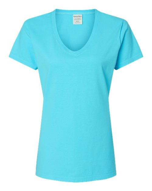 GDH125 Hanes ComfortWash Ladies V-Neck T-Shirt