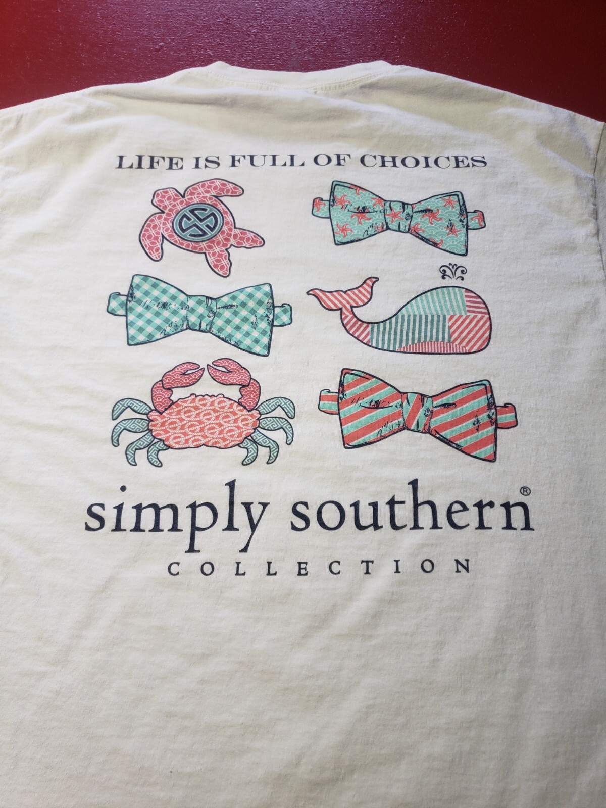 Simply Southern Collection T-Shirt White 100% Cotton Gildan Tag