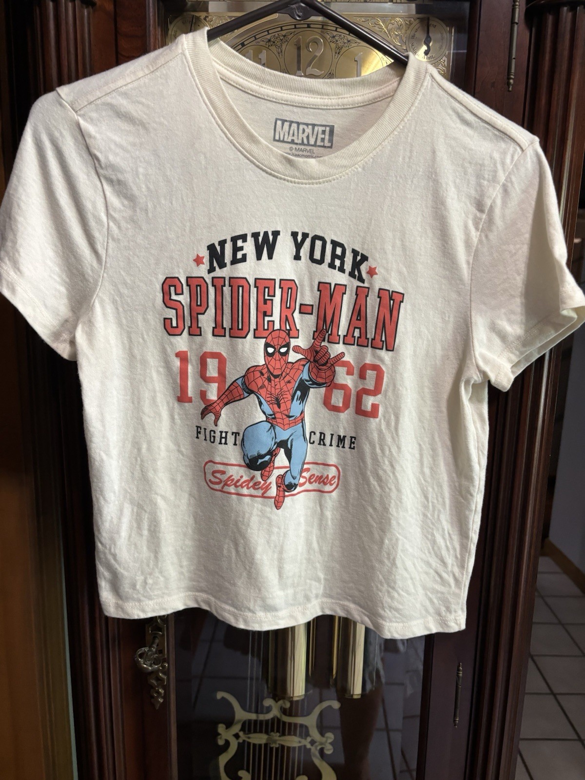 Marvel Spider-Man Womens Medium SS Cropped T Shirt